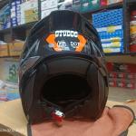 STUDDS TROOPER DV Orange Black Flip-Up Modular Helmet (ISI & DOT Certified)