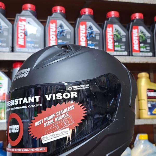 Studds Raider Super ISI Certified Full Face Helmet (Matte Black)