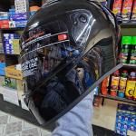 Vega Bolt Full Face Riding Helmet – Glossy Black