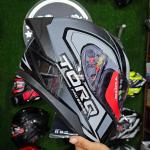 TORQ Legend Fuchus (Gloss Grey/Black) full-face motorcycle helmet