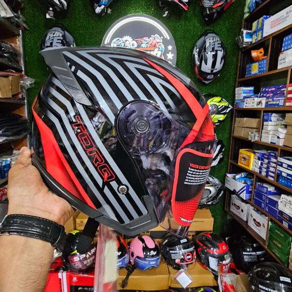 TORQ Atom Lucent / Graphics Edition Half-Face Helmet