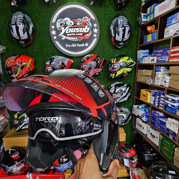 TORQ Atom Lucent / Graphics Edition Half-Face Helmet